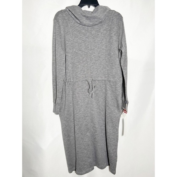 Caslon(R) Caslon Funnel Neck Dress in Grey - Picture 5 of 5